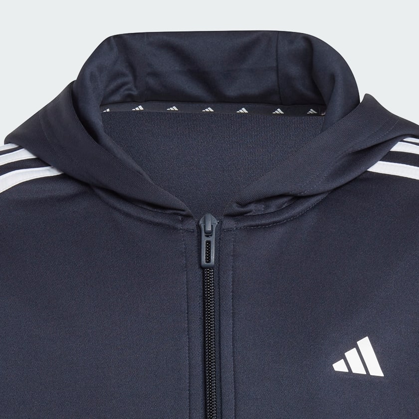 Bla Train Essentials AEROREADY 3-Stripes Regular-Fit Full-Zip Hettegenser