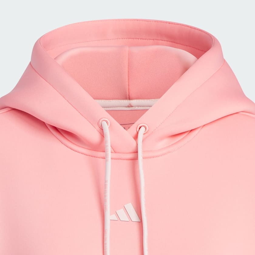 adidas エンボスプリント　ダンボールニット セットアップ　L　ピンク IY3736_21_model.jpg