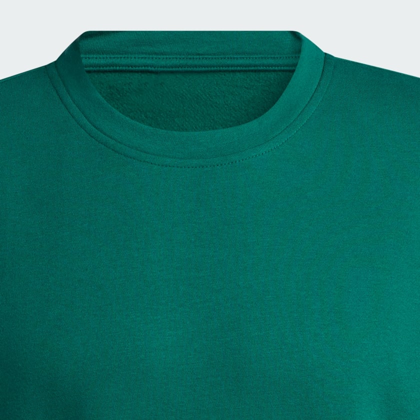 adidas Fleece Crew Sweatshirt - Green | Men's Golf | adidas US