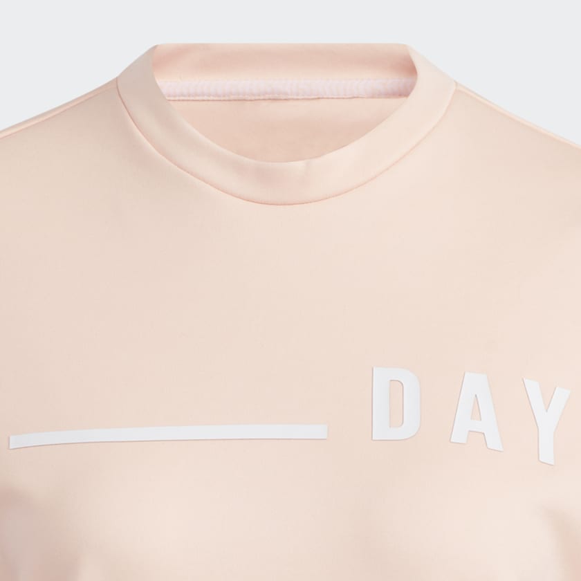 Pink Primegreen Windproof Long Sleeve Crew Sweatshirt