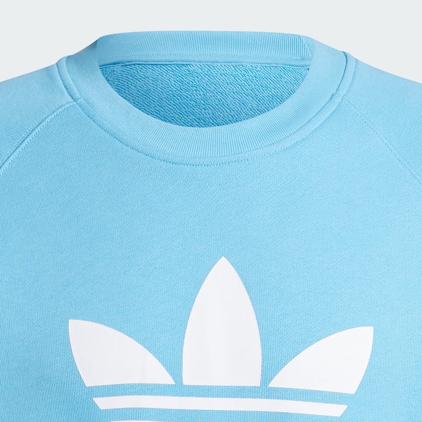 Μπλε Adicolor Classics Trefoil Crewneck Sweatshirt