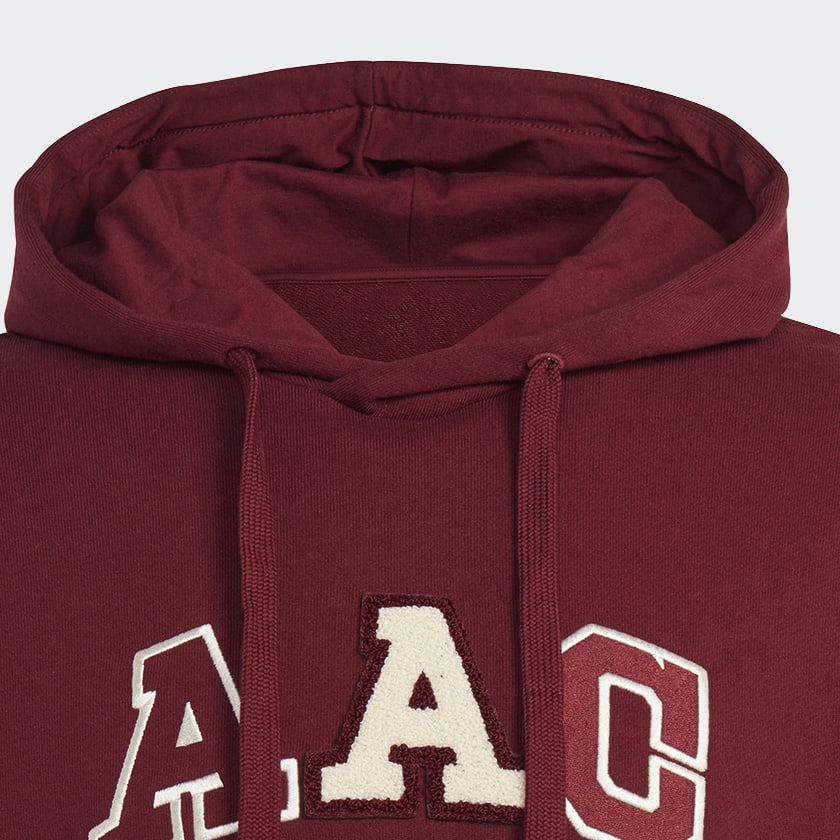 Bordowy adidas RIFTA Metro AAC Hoodie