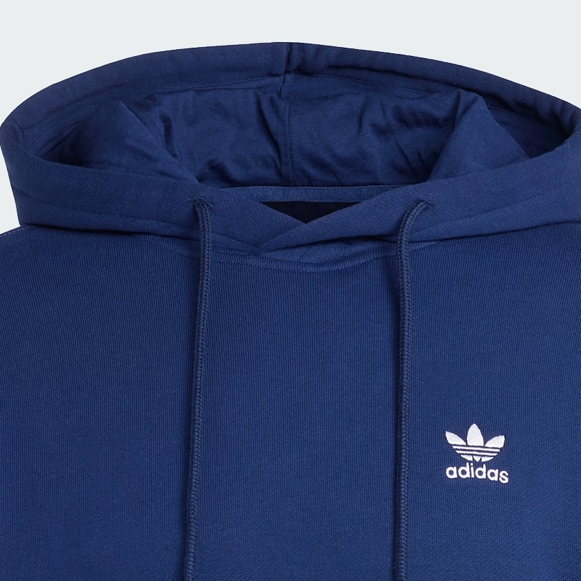 Blue Trefoil Essentials Hoodie French Terry