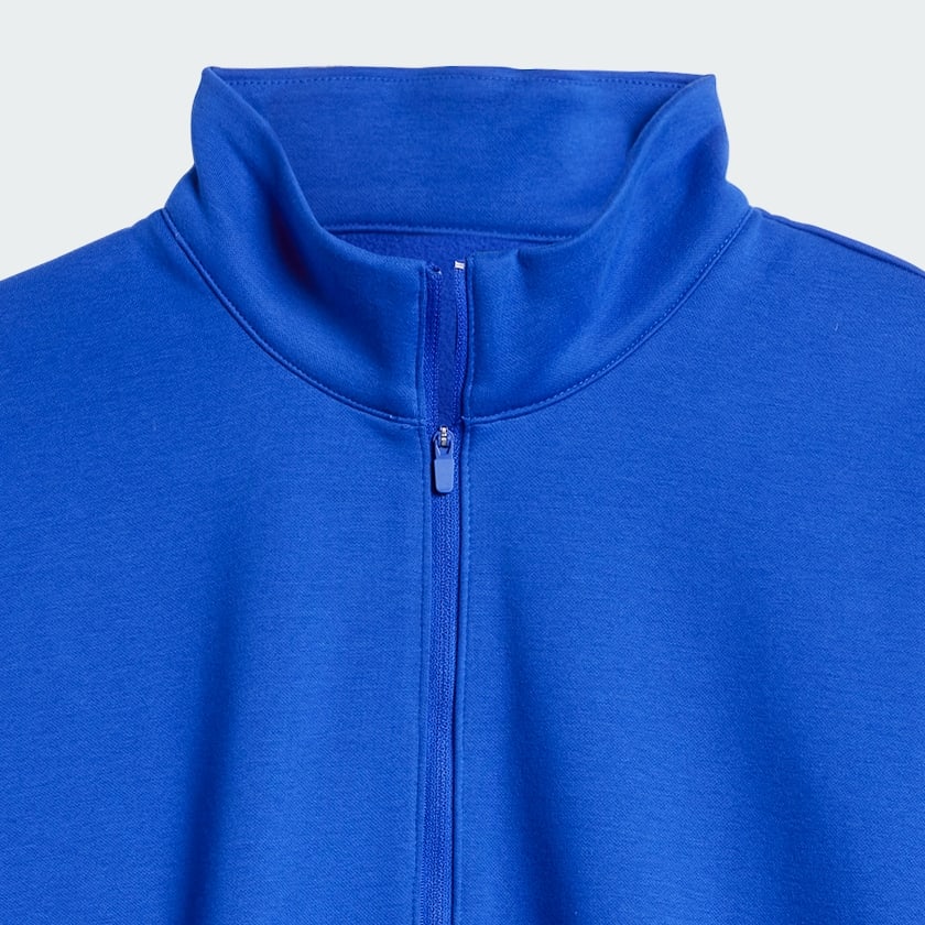 Blue adidas Basketball Half-Zip Sweatshirt