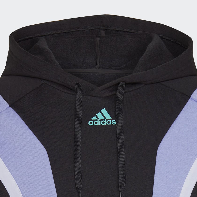 Negro Polera con Capucha adidas Sportswear Felpa