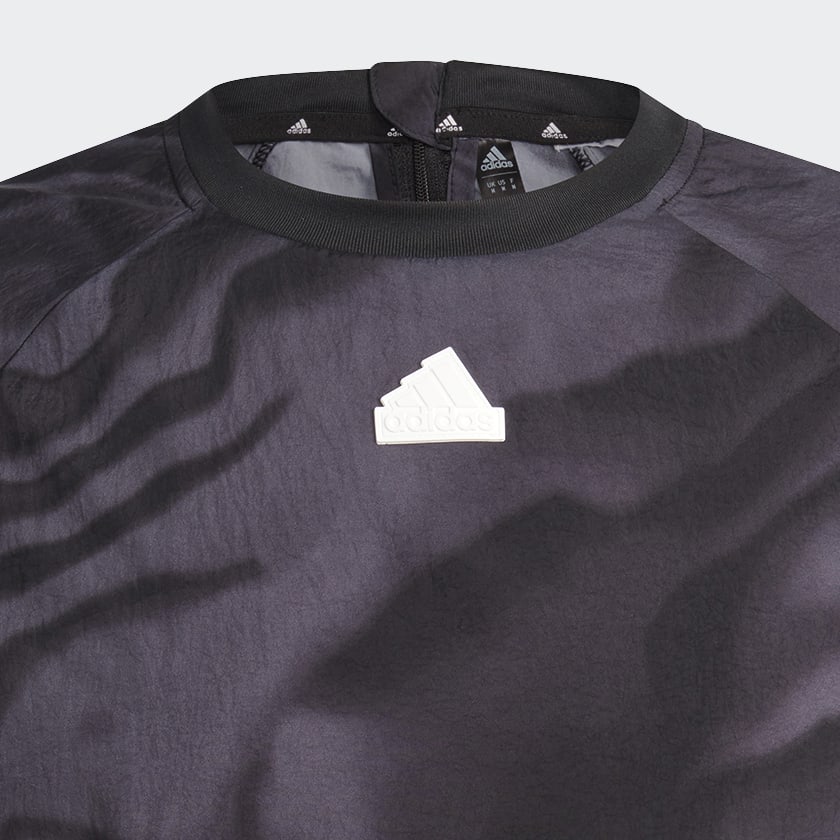 Noir Sweat-shirt ras-du-cou graphique Future Icons