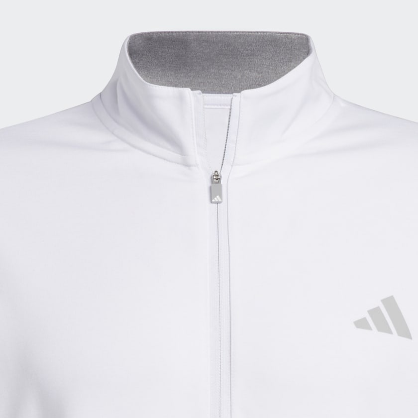 Hvit Elevated 1/4-Zip Pullover
