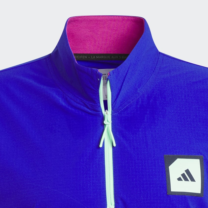 Blu Anorak da golf adicross 1/2-Zip