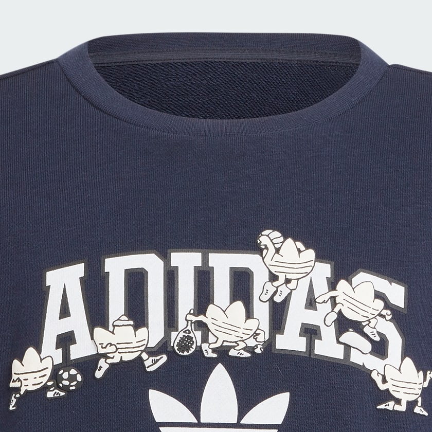 Niebieski Bluza Crew Kids