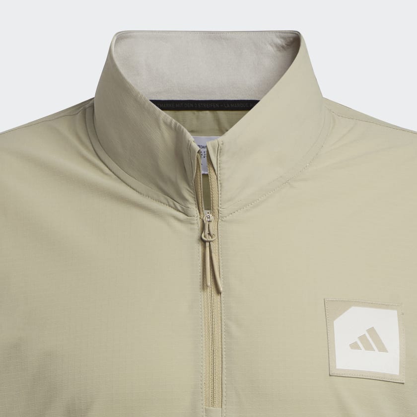 Beige Adicross 1/2-Zip Golf Anorak