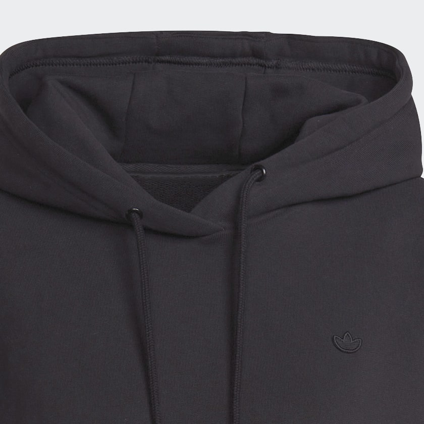 Negro Polera con Capucha Adicolor Holgada