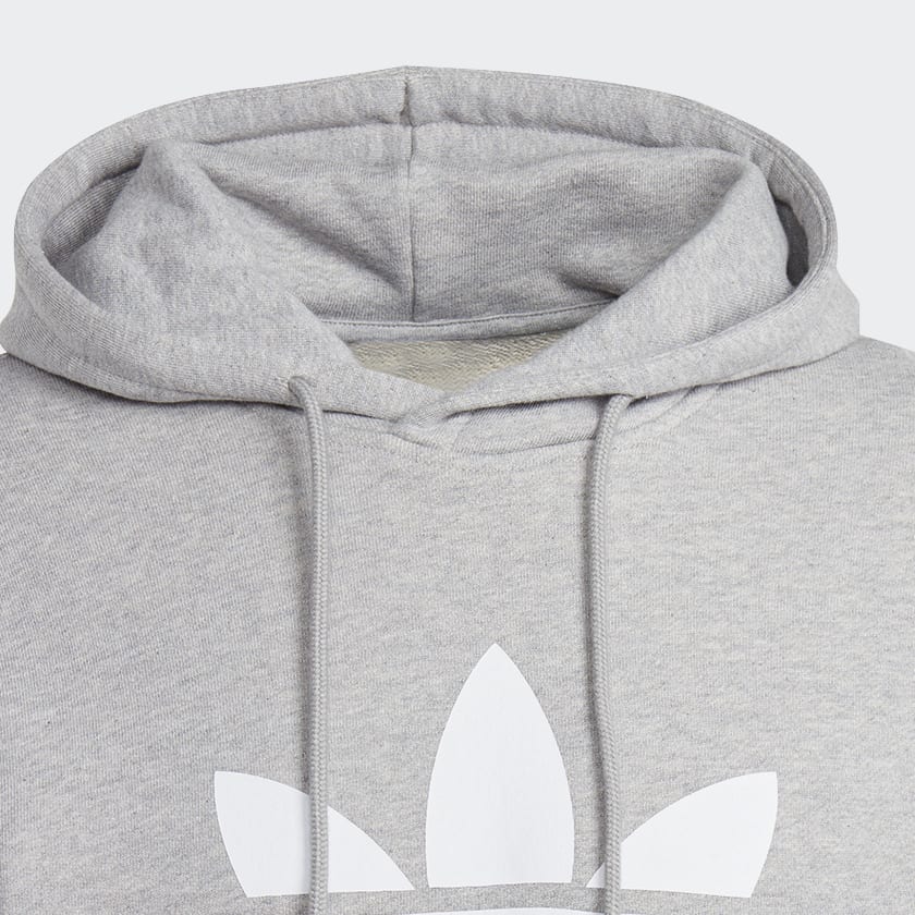 Gris Sudadera con Gorro Adicolor Classics Trifolio