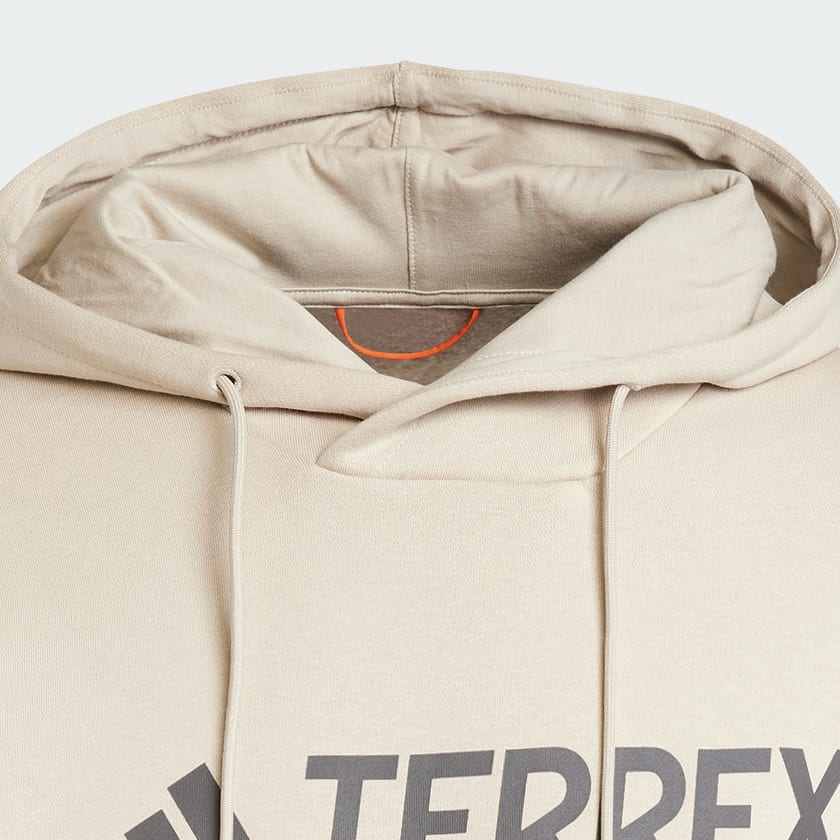 Beige Buzo con Capucha Terrex Multi Logo Grande