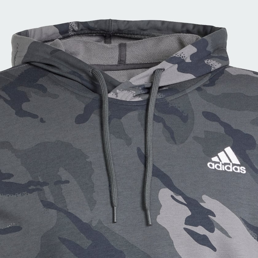 Gris Polerón con Capucha Seasonal Essentials Camuflaje