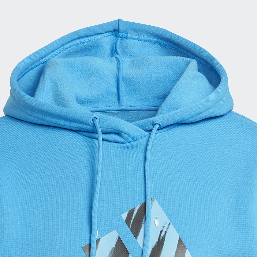 Blu Hoodie adidas Sportswear Future Icons Feel Fierce Graphic