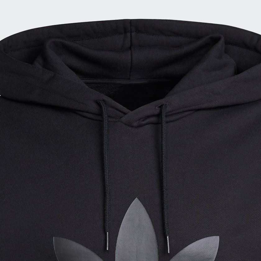Black ADICOLOR TREFOIL HOODIE