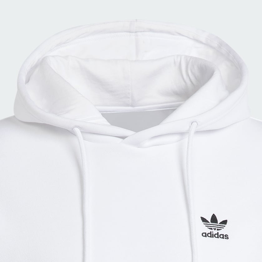 Blanco Polera con Capucha Trifolio Essentials