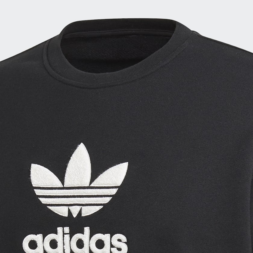 Adidas originals premium trefoil crew sweatshirt 2025