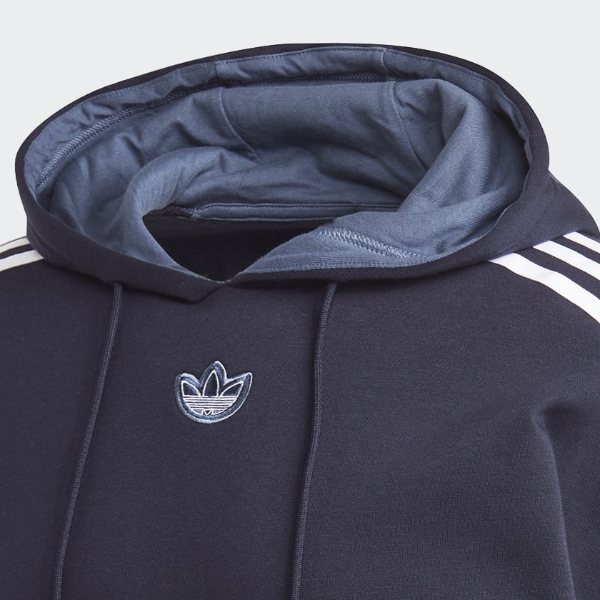 adidas Team Signature Trefoil Hoodie Blue adidas Australia