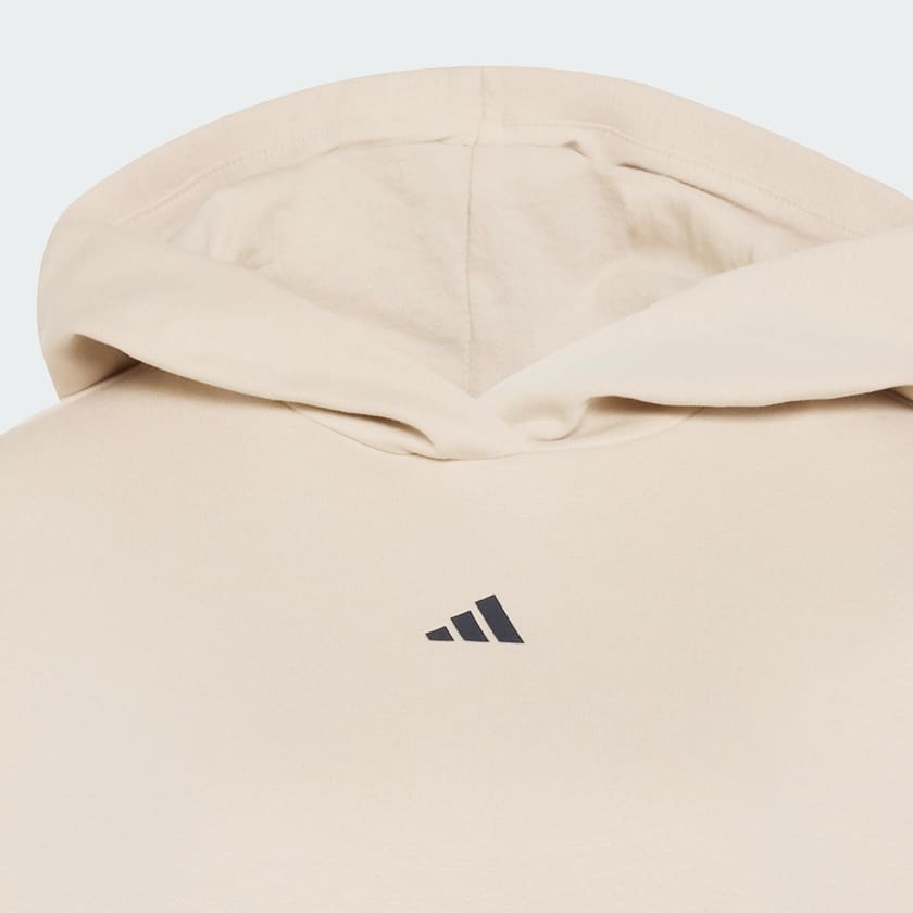 Beige 3 STRIPES STUDIO HÆTTETRØJE