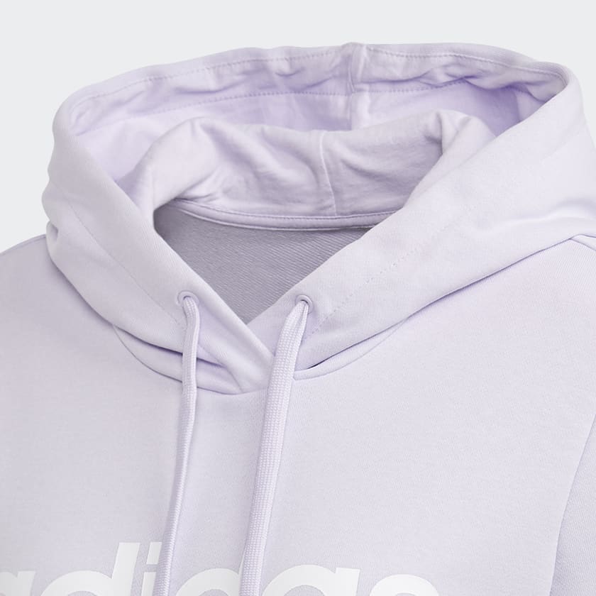 Purpura Polera con Capucha Essentials Linear
