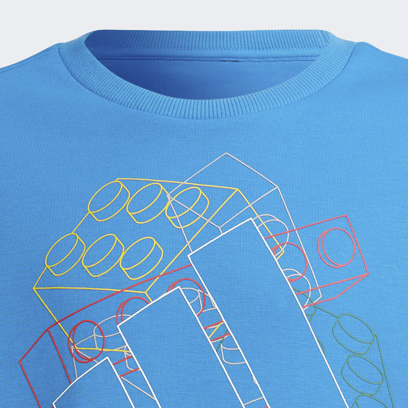 Azul Sudadera adidas x Classic LEGO®