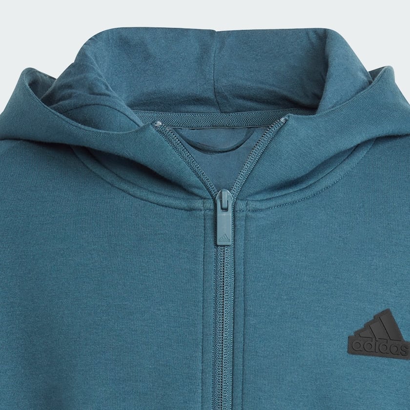 Turquesa Polera adidas Z.N.E. Cierre Frontal para Niños