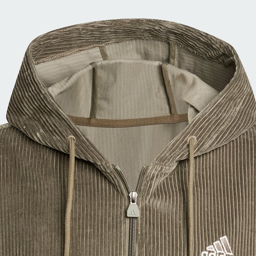 Πράσινο Cord Hoodie