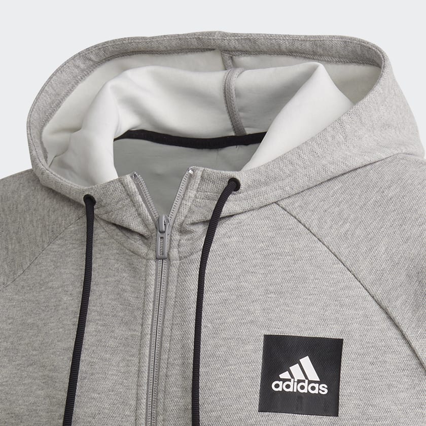 adidas Must Haves Stadium Hoodie Grey adidas New Zealand