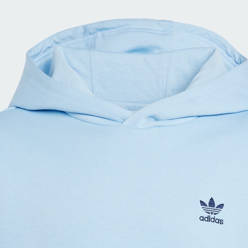 Azul Camisola com Capuz