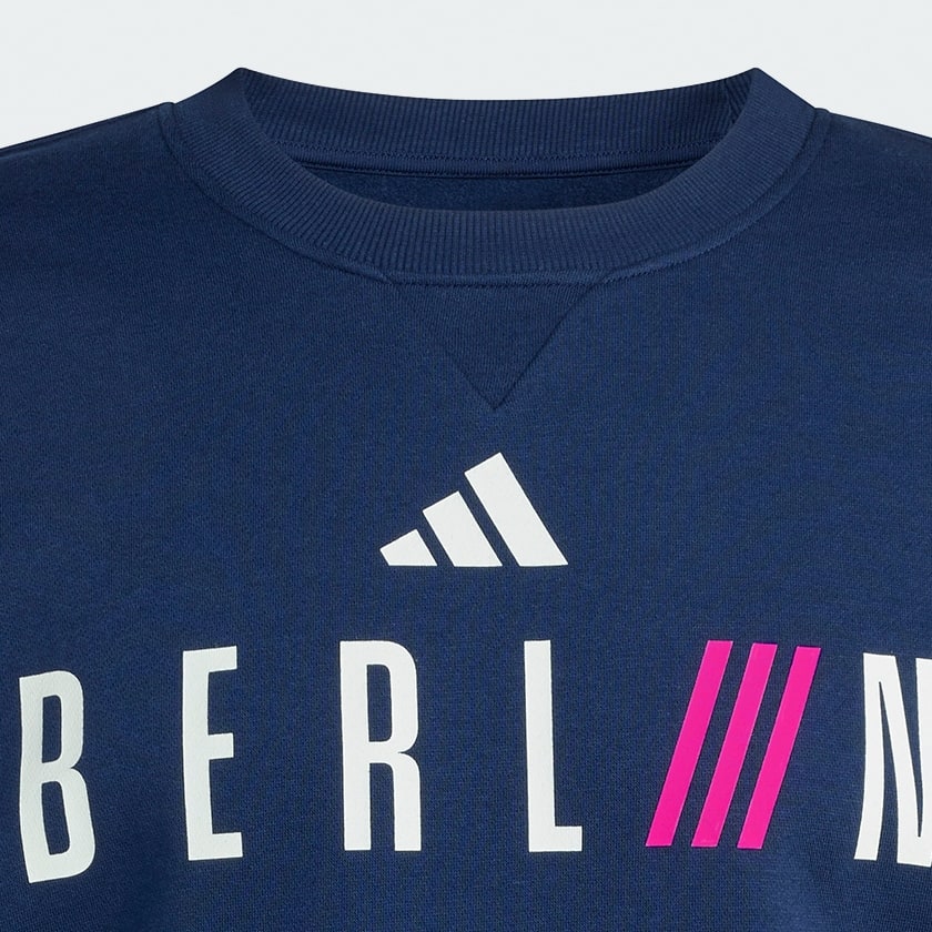 Azul SWEATSHIRT BMW Berlin Marathon 2025 CREW — Para Homem