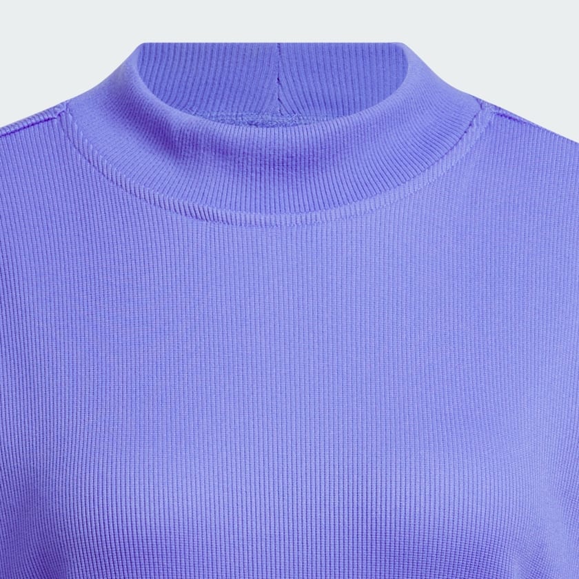 Blauw Go-to Mock Sweatshirt