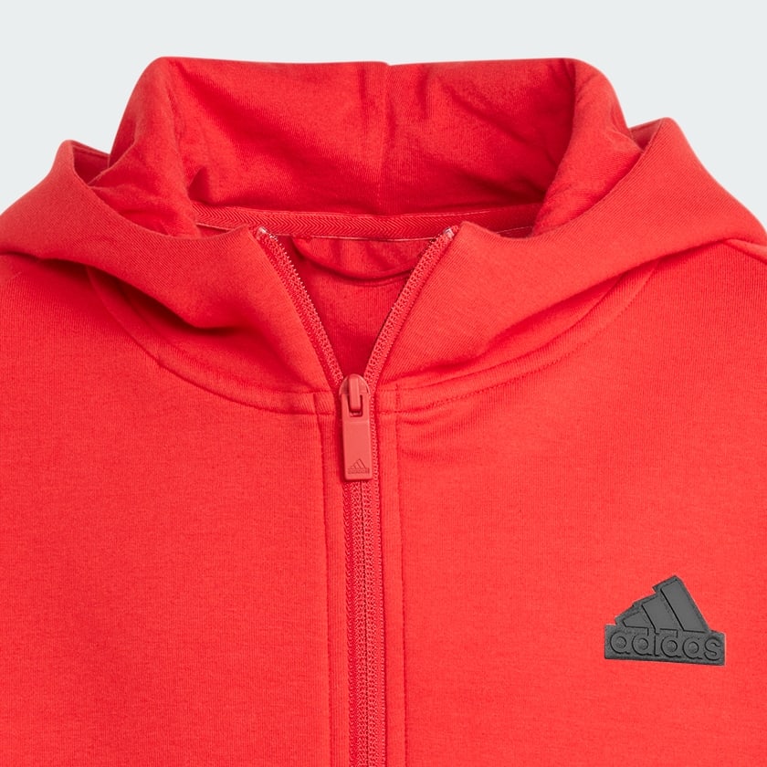 Rosso Hoodie adidas Z.N.E. Full-Zip Junior