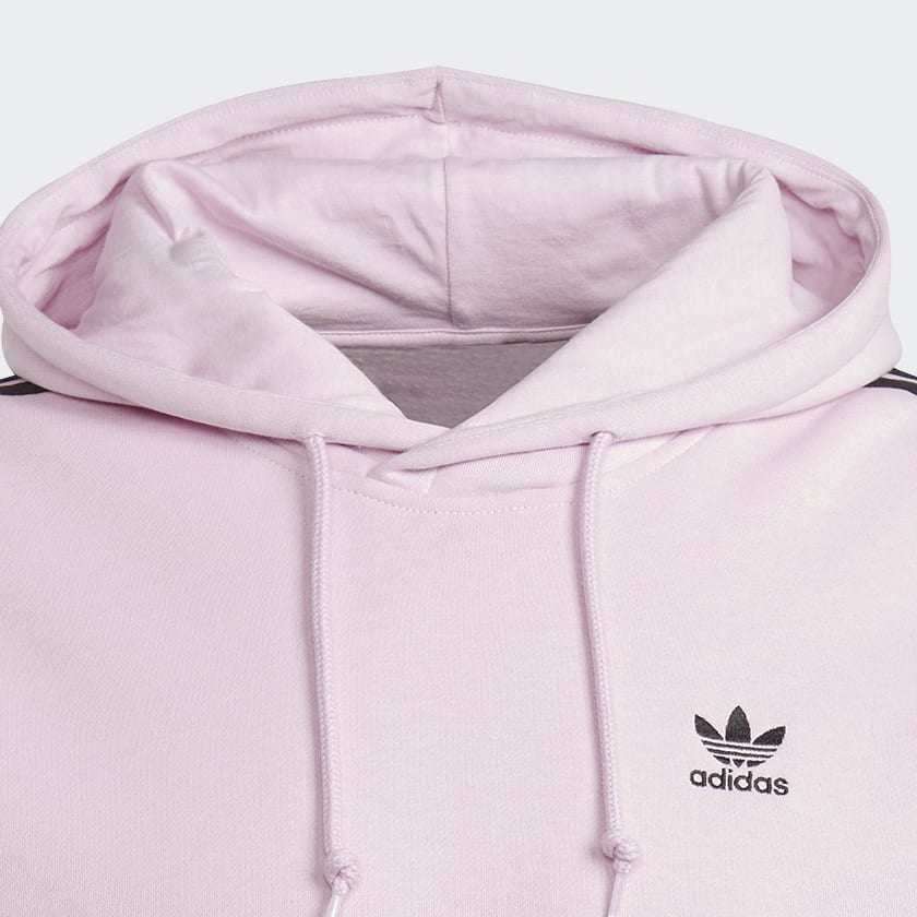 Adidas Blusa Moletom Rosa Masculino Polerón Con Capucha Adicolor