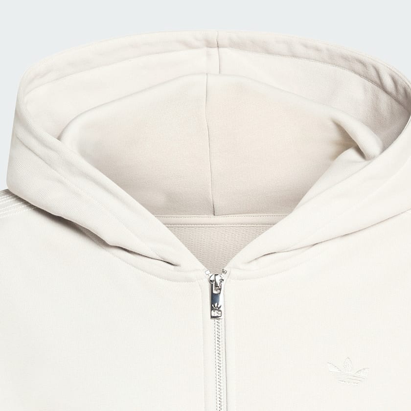 Blanco buzo con capucha Premium Essentials Cierre Frontal