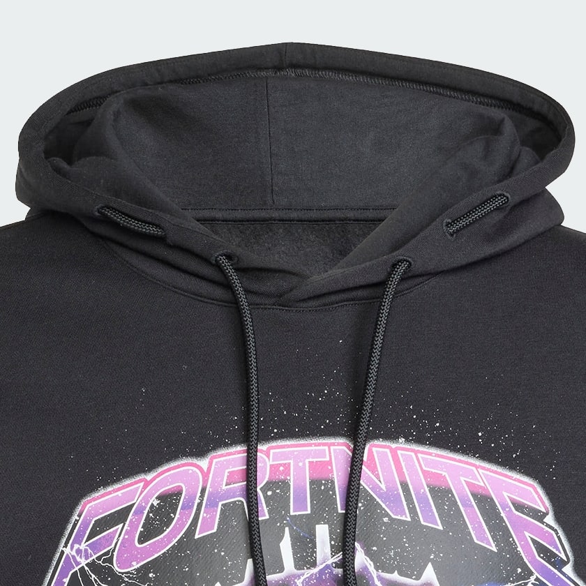 สีดำ เสื้อฮู้ด ADIDAS x FORTNITE