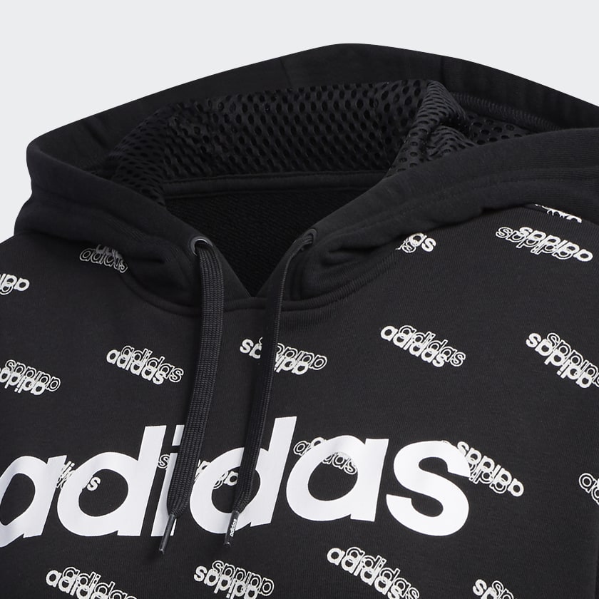 adidas Favorites Hoodie Black adidas New Zealand