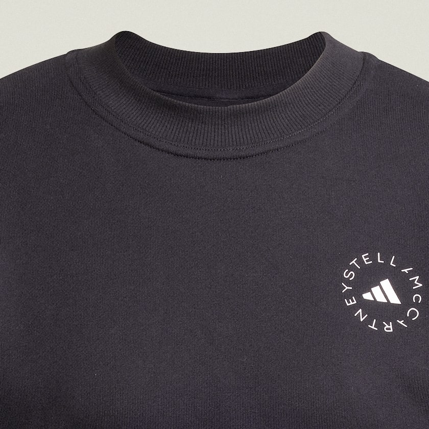 Svart adidas by Stella McCartney Regular Sweatshirt