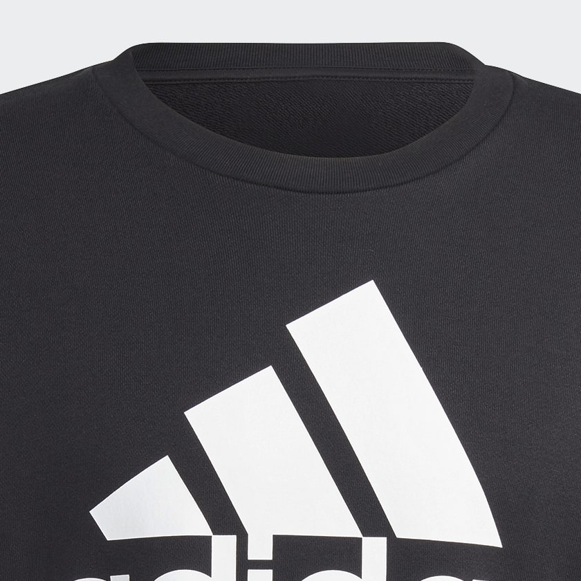 adidas Essentials French Terry Big Logo Sweatshirt Black adidas Philippines