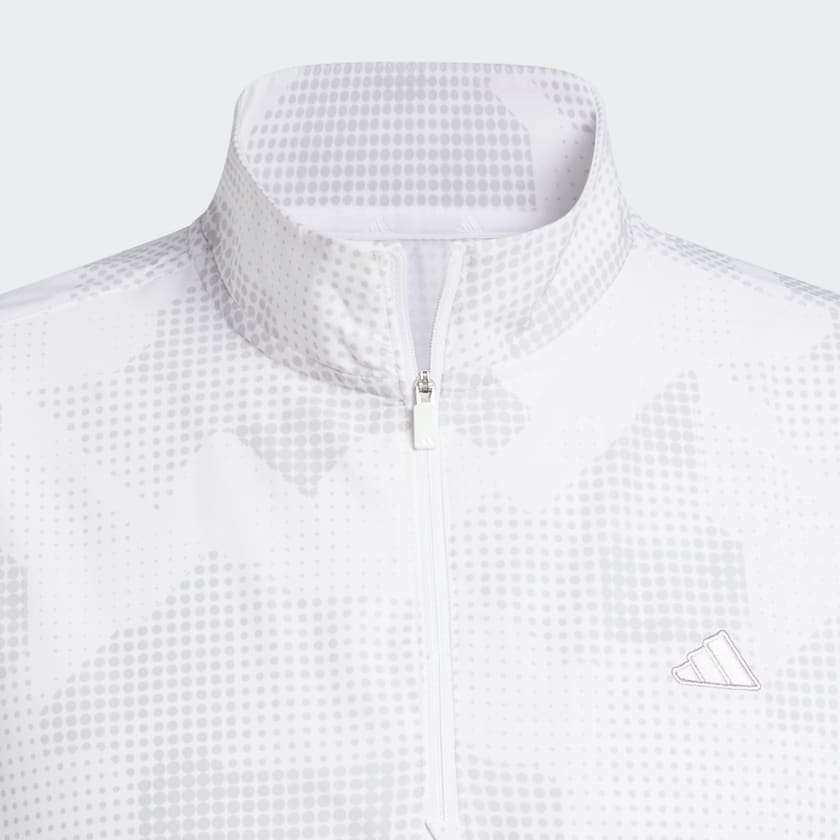 adidas Go-to DWR Short Sleeve Half-Zip Pullover - White