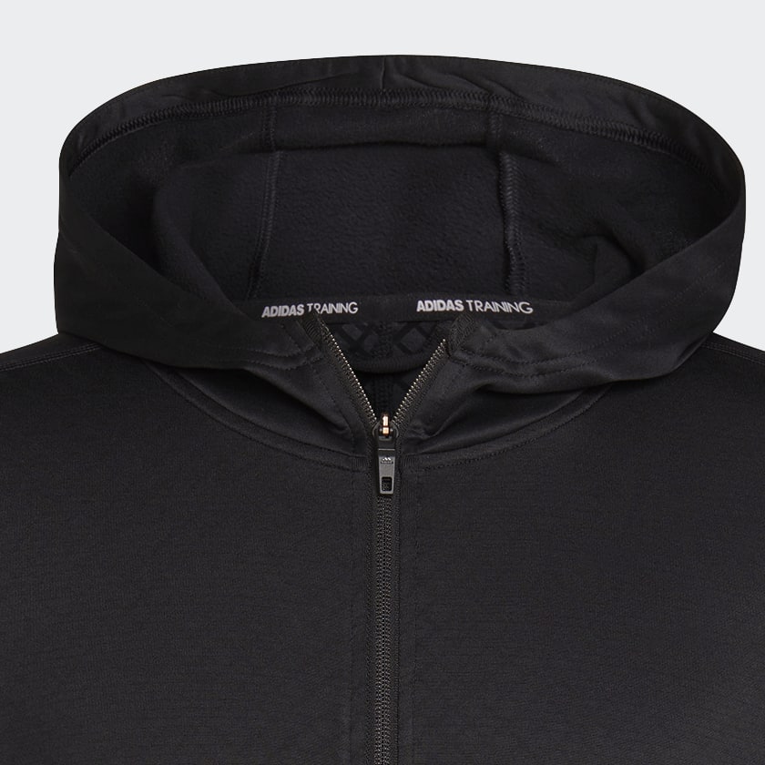 adidas Workout Warm Full Zip Hoodie Black adidas Thailand