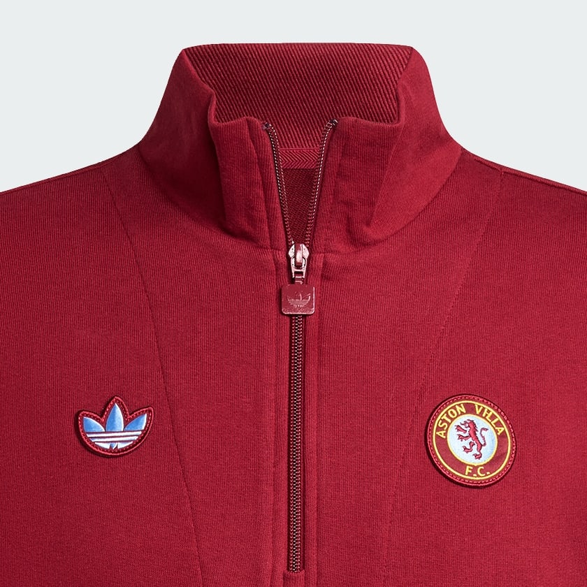 Bordeaux Top Terrace Icons Half Zip Aston Villa FC