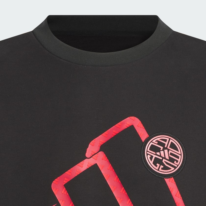 Black Lunar New Year Double Knit Crew Sweatshirt