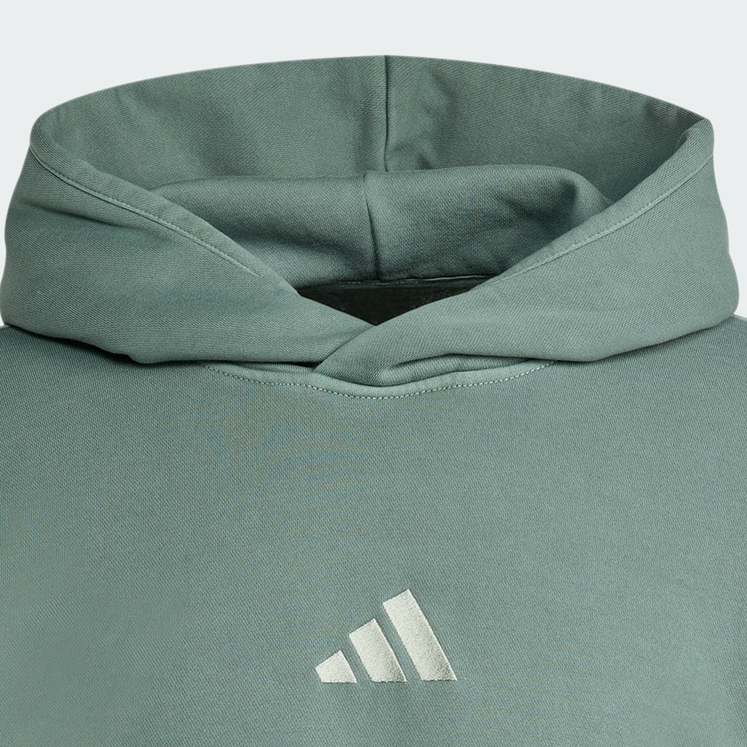 Vert Hoodie en molleton délavé ALL SZN