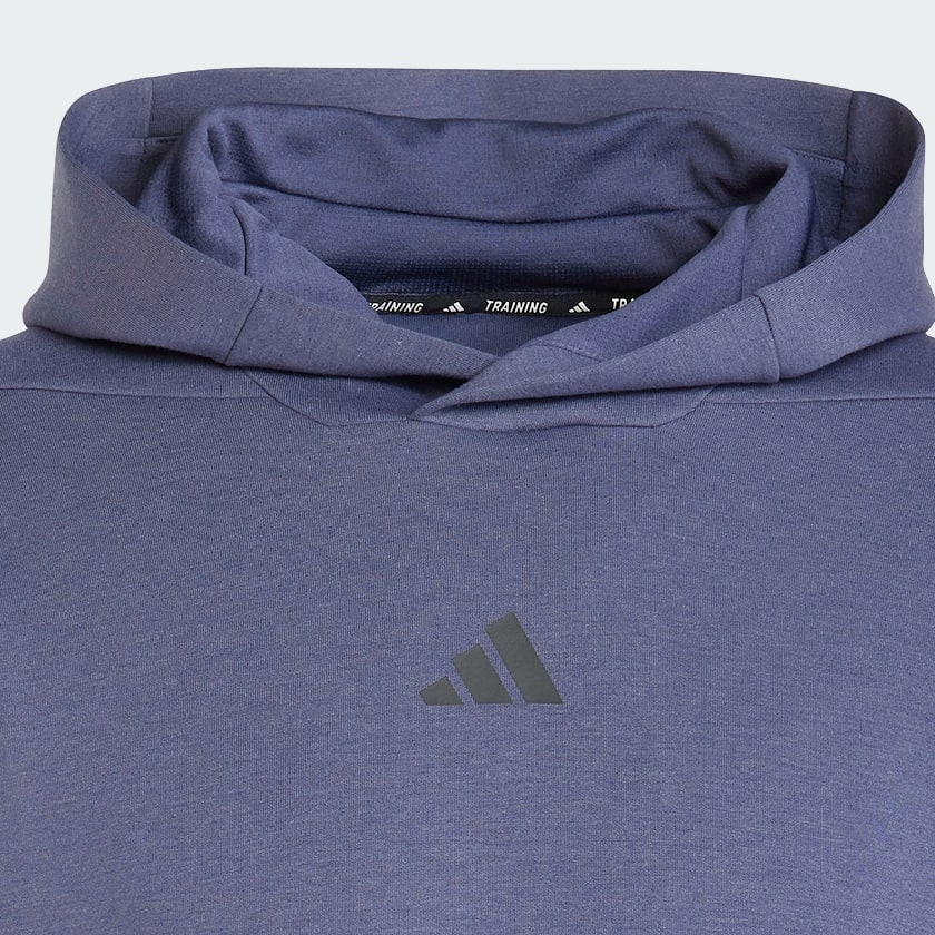 Azul Polerón con Capucha Designed for Training
