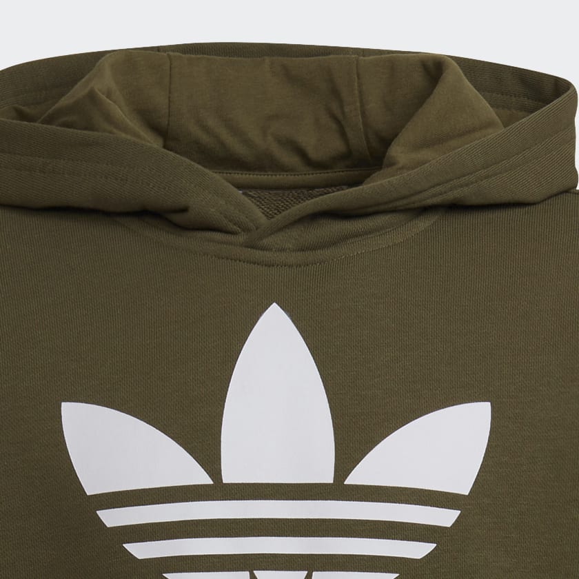 Verde Sudadera con Gorro Trifolio (UNISEX)