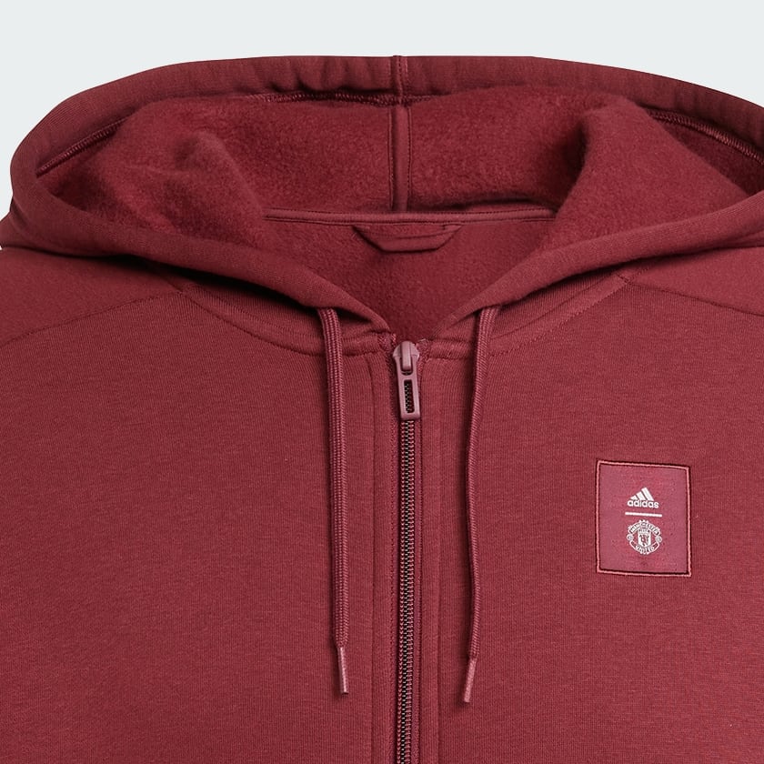 Bordeaux Veste à capuche entièrement zippée Manchester United Seasonal