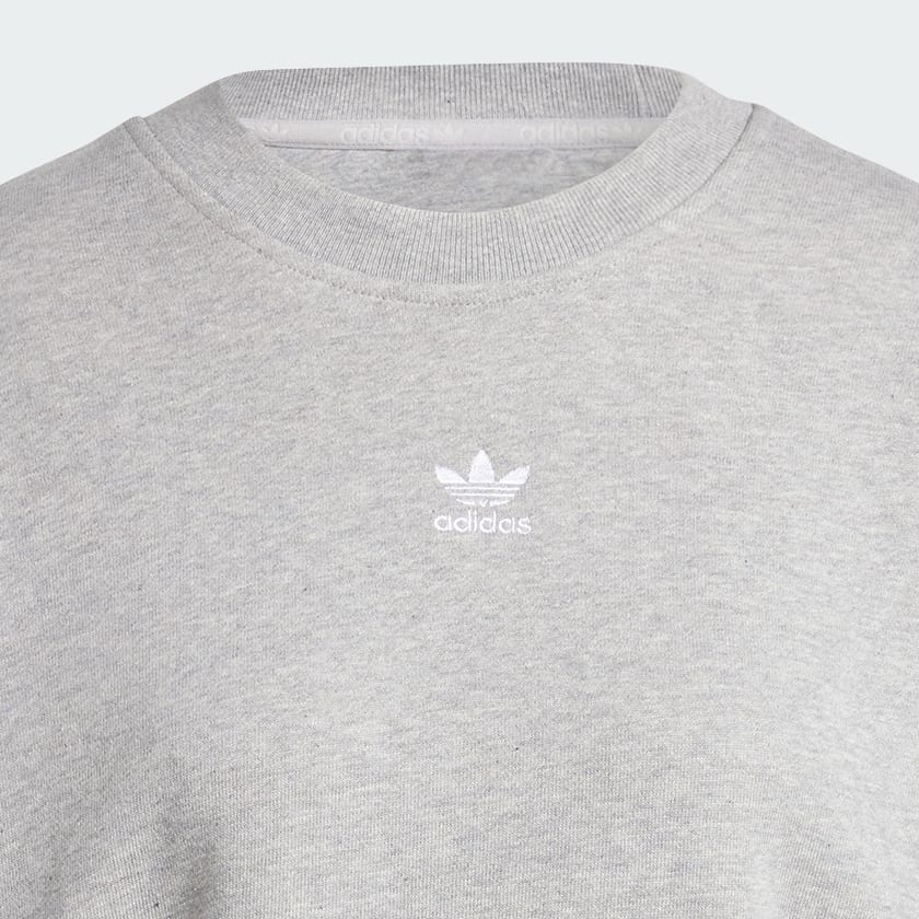 Grigio Felpa Essentials Oversized French Terry