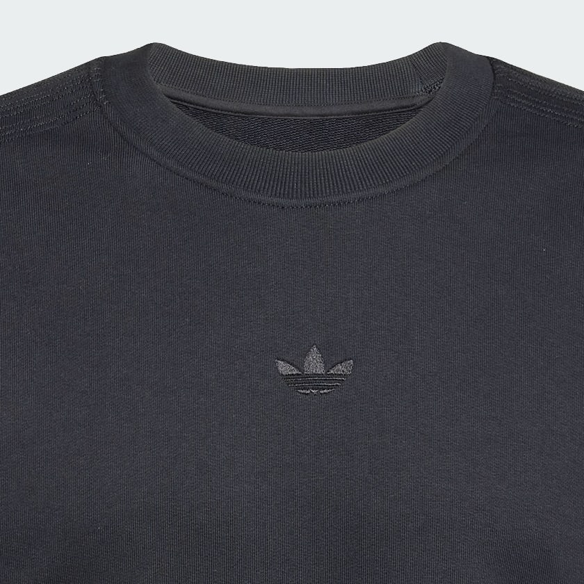 Svart Premium Essentials Crew Genser