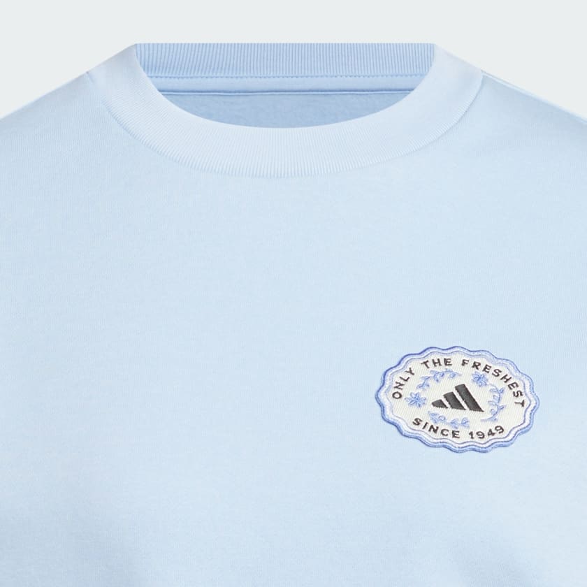 modrá Farmers Market Graphic Sweatshirt